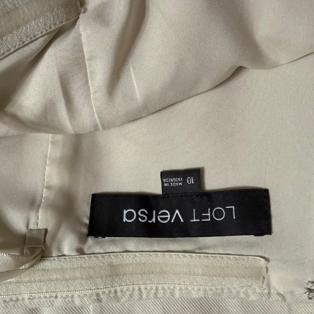 Loft Versa Strapless Structured Top Beige | Size … - image 5
